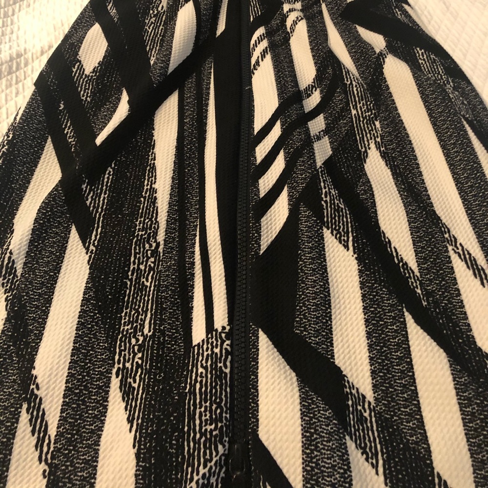 Cache 2 Geometric Full Back Zip Leather Detail - image 6